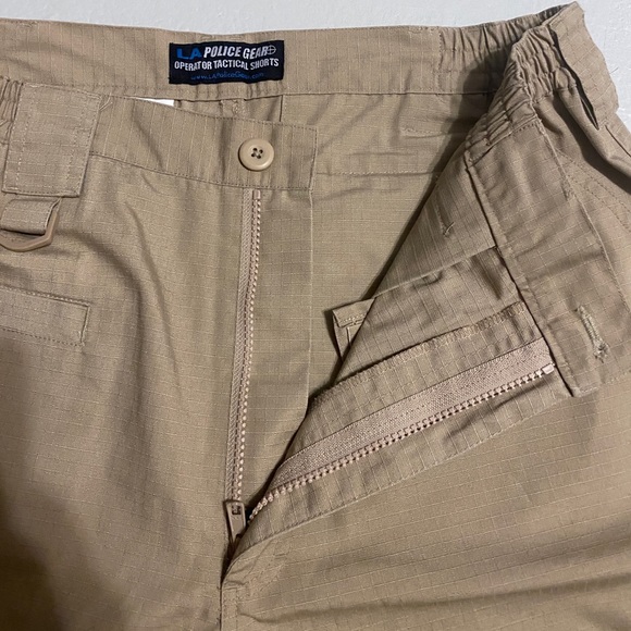 Lot of 2 Khaki Tactical Shorts (LA Police Brand) - Picture 7 of 7
